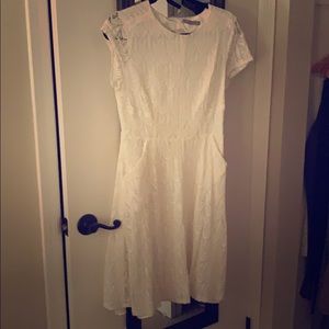 White lace dress